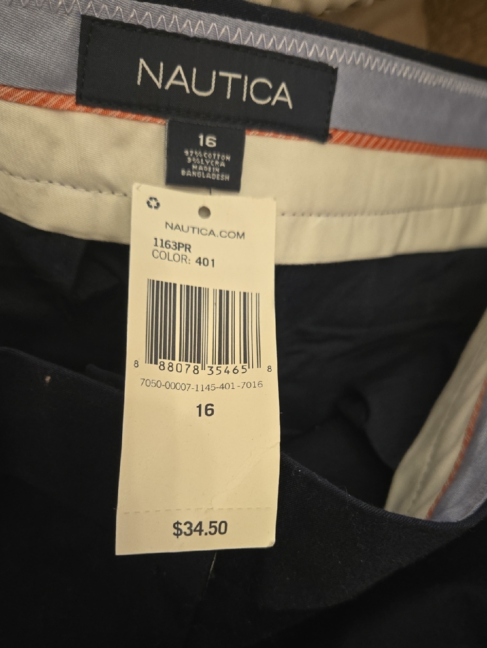 Nautica Women's Navy Chinos